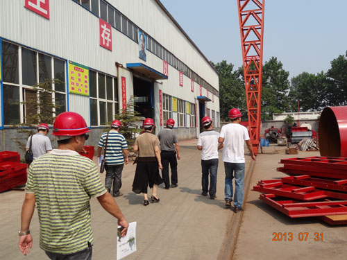 市政工程隊到廠區考察記錄